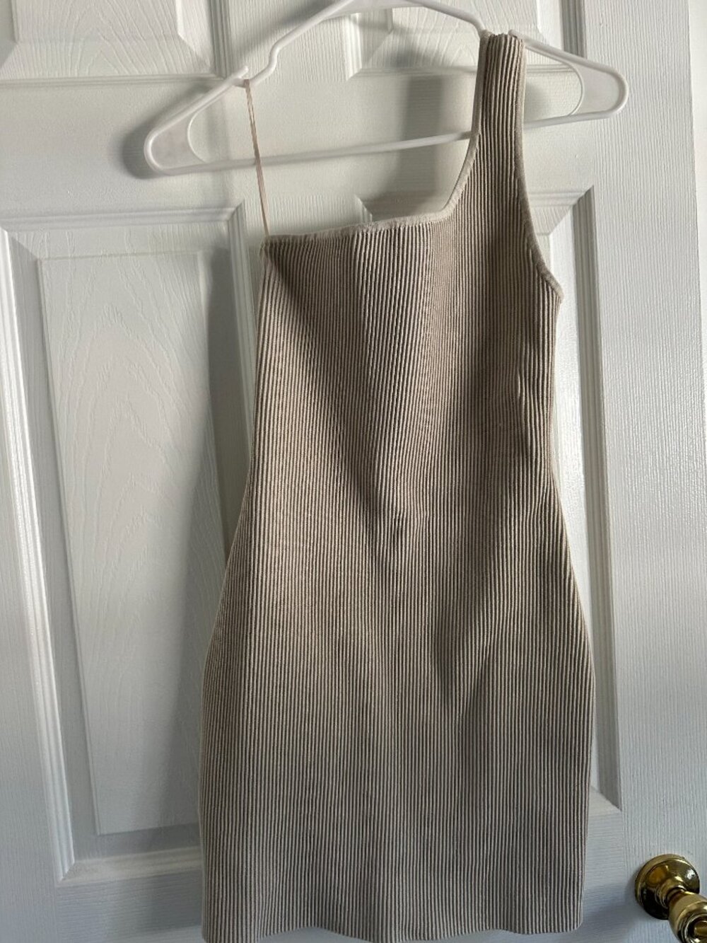 One Shoulder Rib Dress - Picture 3 of 5